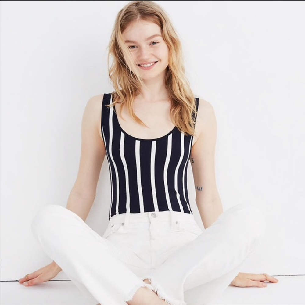 Madewell Striped Bodysuit